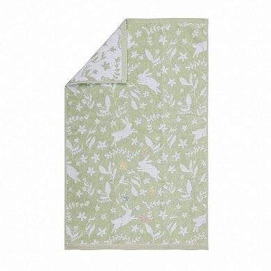 Celebrate Together™ Easter Bunny & Floral Pattern Hand Towel
