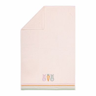 Celebrate Together™ Easter Printed Bunnies & Carrot Hand Towel