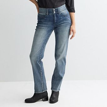 Juniors' Apt. 9® Tummy Control Straight Jeans