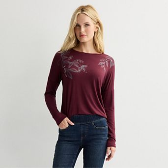 Women's Apt. 9® Tummy Control Pull On Skinny Jeans