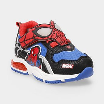 Toddler Boys Spiderman Light Up Athletic Sneakers