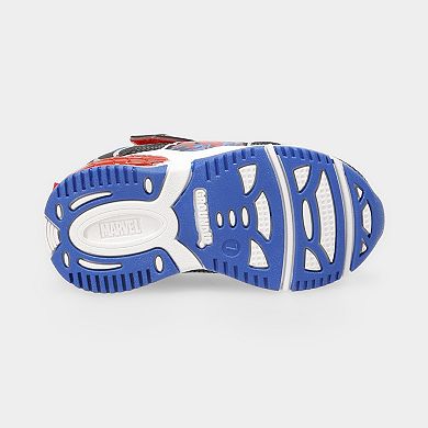 Toddler Boys Spiderman Light Up Athletic Sneakers