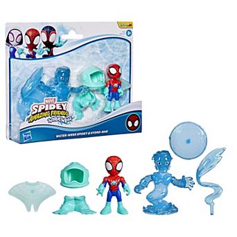 Marvel Spidey & His Amazing Friends 2 pc Water-Webs Spidey & Hydro-Man Action Figures