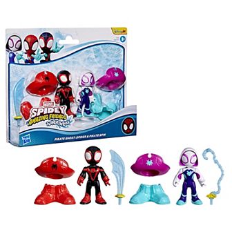 Marvel Spidey & His Amazing Friends Pirate Ghost-Spider & Pirate Spin Action Figures by Hasbro