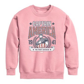 Girls 7-16 Marvel Captain America Graphic Sweatshirt