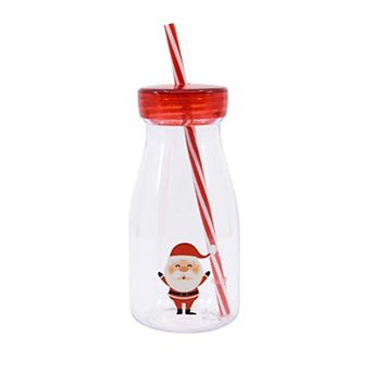 New View Gifts & Accessories Santa Cup with Straw