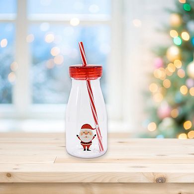 New View Gifts & Accessories Santa Cup with Straw