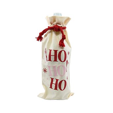 New View Gifts & Accessories Holiday Ho Ho Ho Wine Gift Bag