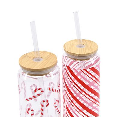 New View Gifts & Accessories 2-pk. Candy Cane Plastic Cups