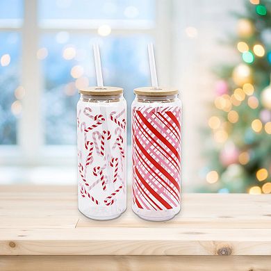 New View Gifts & Accessories 2-pk. Candy Cane Plastic Cups