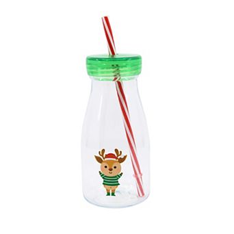 New View Gifts & Accessories Reindeer Cup with Straw
