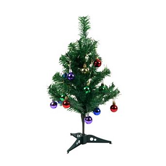 New View Gifts & Accessories Artificial Christmas Tree With Ornaments Table Decor