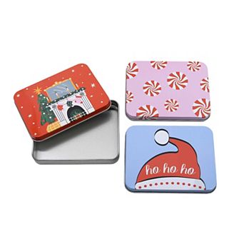 New View Gifts & Accessories Let It Snow Gift Card Tins - 3 pc Holiday Set