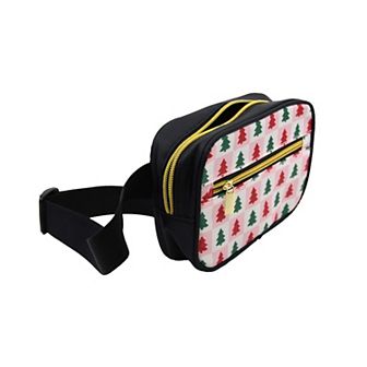 New View Gifts & Accessories Tree Check Pattern Fanny Pack
