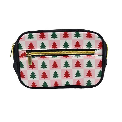 New View Gifts & Accessories Tree Check Pattern Fanny Pack