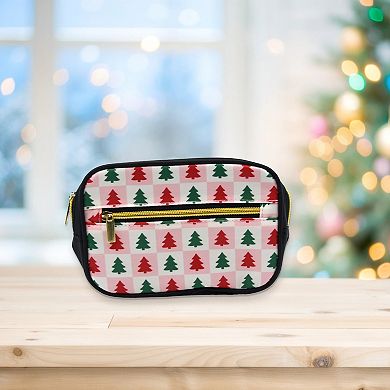 New View Gifts & Accessories Tree Check Pattern Fanny Pack