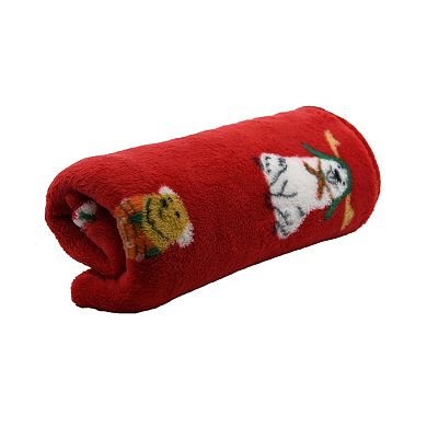 New View Gifts & Accessories Christmas Dogs Throw Blanket