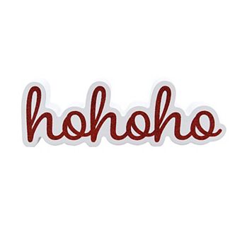New View Gifts & Accessories Ho Ho Ho Glitter Shelf Sitter Table Decor