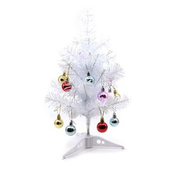 New View Gifts & Accessories Artificial Christmas Tree Table Decor with Ornaments