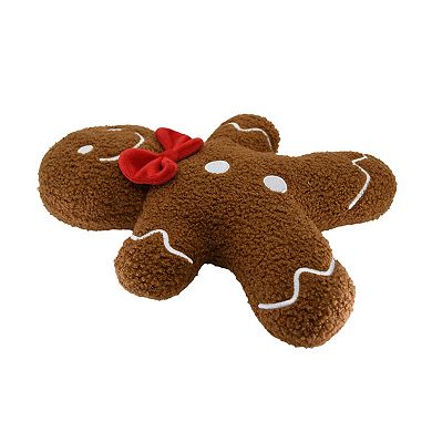 New View Gifts & Accessories Gingerbread Man Decorative Pillow