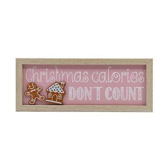 New View Gifts & Accessories Christmas Calories Shelf Sitter Table Decor