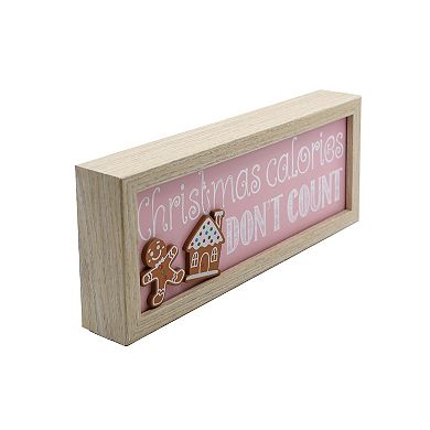 New View Gifts & Accessories Christmas Calories Shelf Sitter Table Decor
