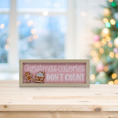 New View Gifts & Accessories Christmas Calories Shelf Sitter Table Decor