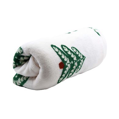 New View Gifts & Accessories Evergreen Tree Throw Blanket