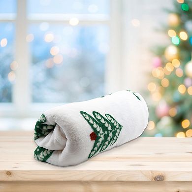 New View Gifts & Accessories Evergreen Tree Throw Blanket