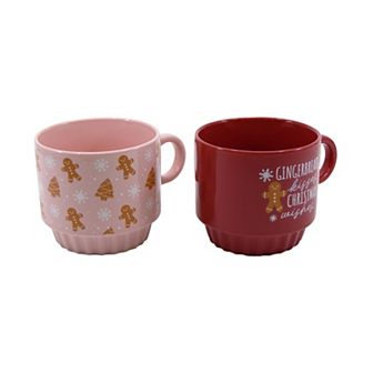 New View Gifts & Accessories Gingerbread Mug Set of 2