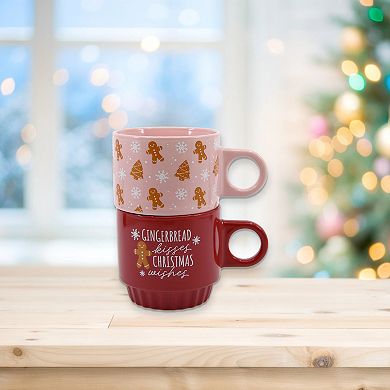 New View Gifts & Accessories Gingerbread Mug Set of 2