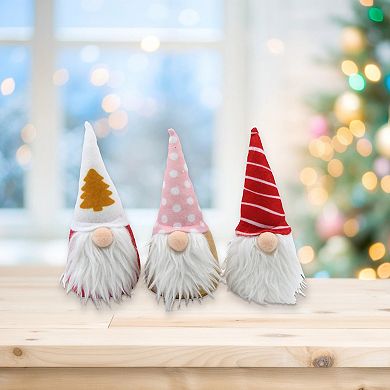 New View Gifts & Accessories Set of 3 Christmas Gnomes Table Decor