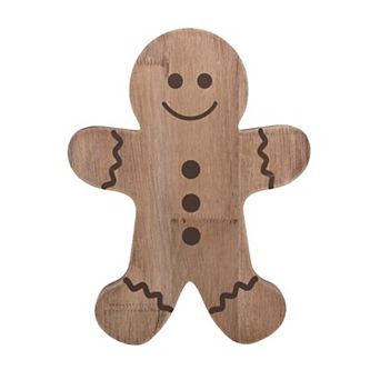 New View Gifts & Accessories Gingerbread Man Shaped Cutting Board