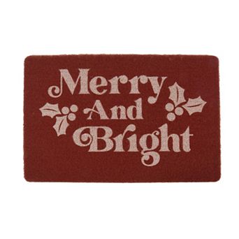 New View Gifts & Accessories Merry & Bright Doormat