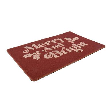 New View Gifts & Accessories Merry & Bright Doormat