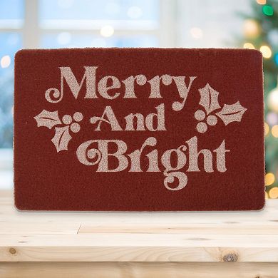 New View Gifts & Accessories Merry & Bright Doormat