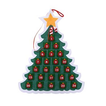 New View Gifts & Accessories Felt Advent Calendar Tree Decor
