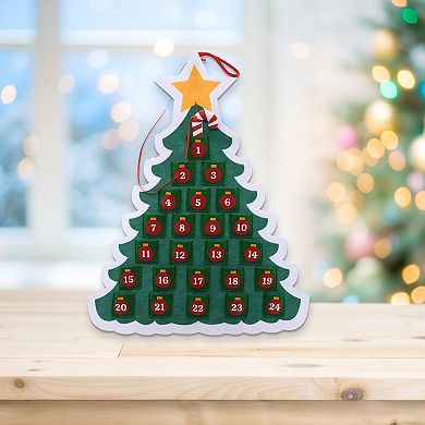 New View Gifts & Accessories Felt Advent Calendar Tree Decor