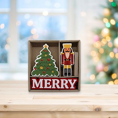 New View Gifts & Accessories 3-pk. Merry Shelf Sitters Table Decor