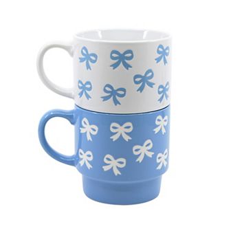 New View Gifts & Accessories 2 pk Bow Mug Set