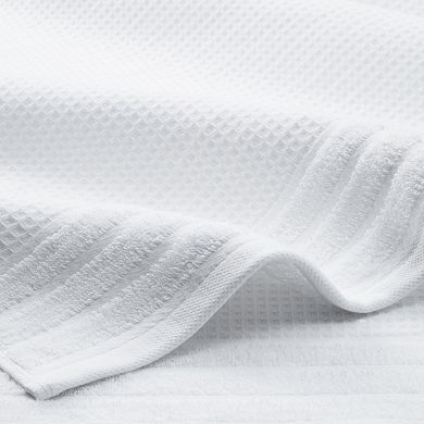 Town & Country Basics 4-pc. Waffle Woven Terry Stripe Towel Set