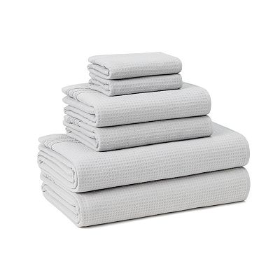 Town & Country Basics 6-pc. Assorted Waffle Woven Towel Set