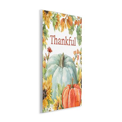 Stupell Home Decor Thankful Fall Harvest Plaque Wall Art
