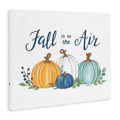 Stupell Home Decor Fall In The Air Pumpkin Canvas Wall Art
