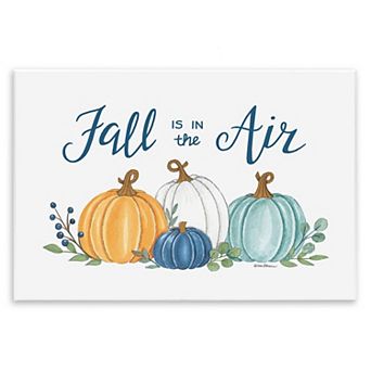 Stupell Home Decor Fall In The Air Pumpkin Plaque Wall Art