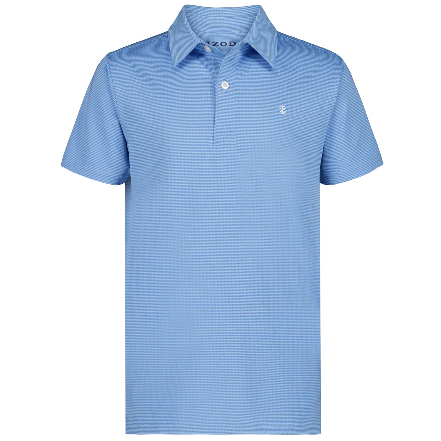 Детское поло в полоску IZOD Clubhouse Multi Stripe, цвет: Синий