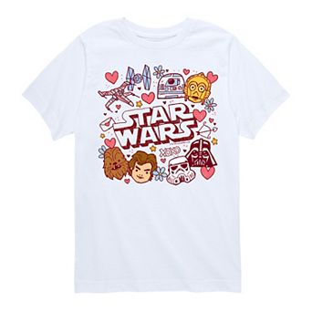 Boys 8-20 Star Wars Valentine's Day Doodles Graphic Tee