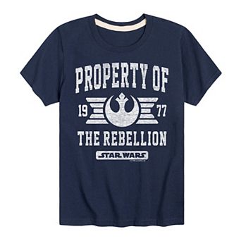 Boys 8-20 Star Wars Property Of The Rebellion Graphic Tee