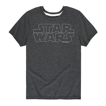 Boys 8-20 Star Wars Logo Outline Graphic Tee