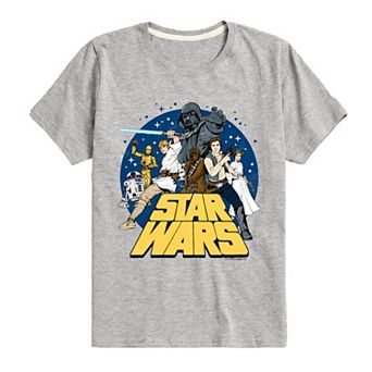 Boys 8-20 Star Wars Retro Group Graphic Tee